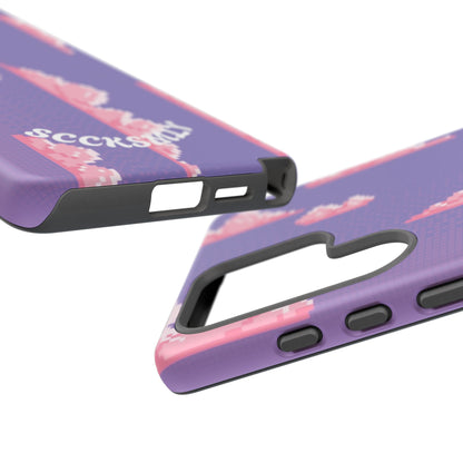Purple Cotton Candy Sky Tough Phone Case for Samsung