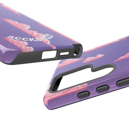 Purple Cotton Candy Sky Tough Phone Case for Samsung