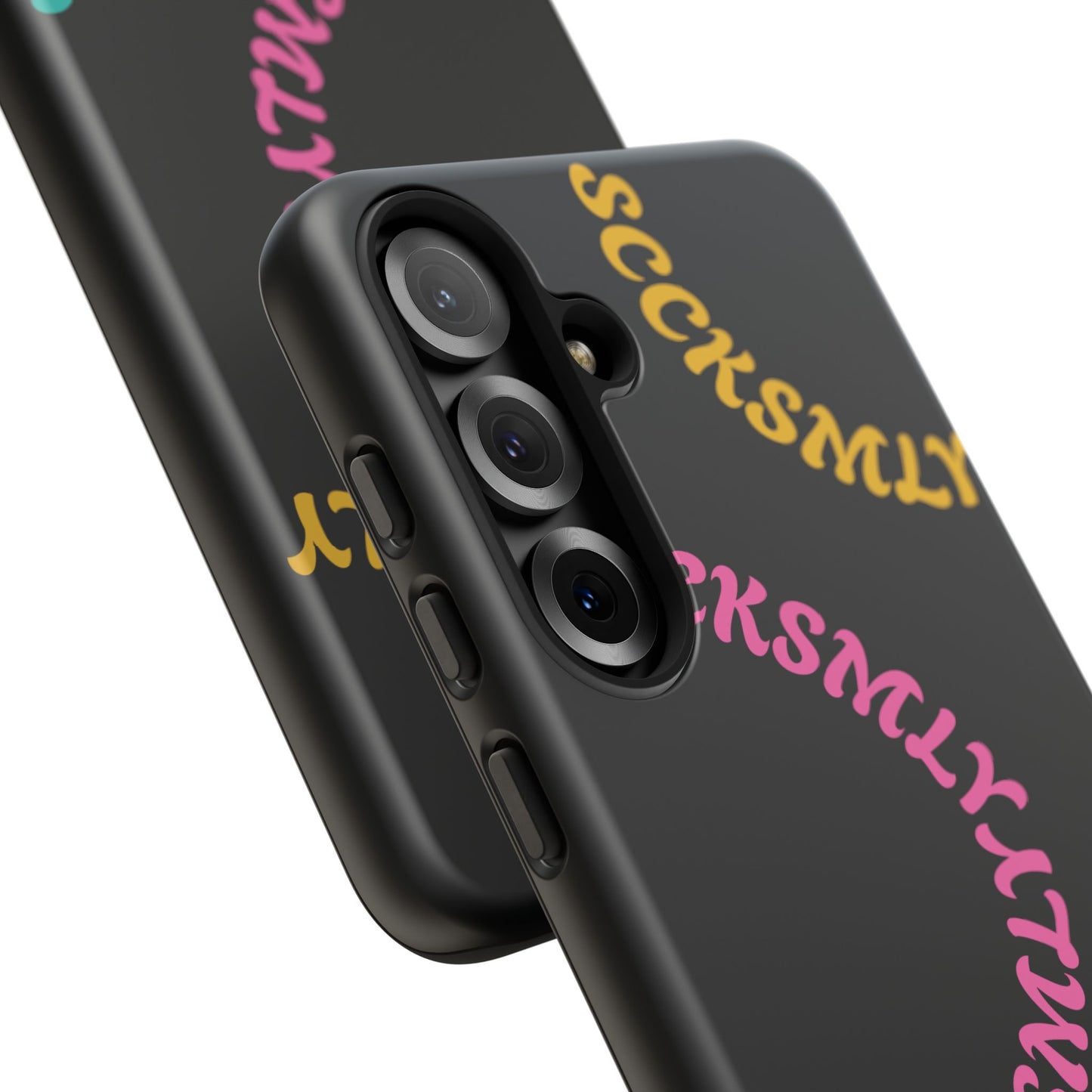 Y2K Wavy Script Tough Case for Samsung
