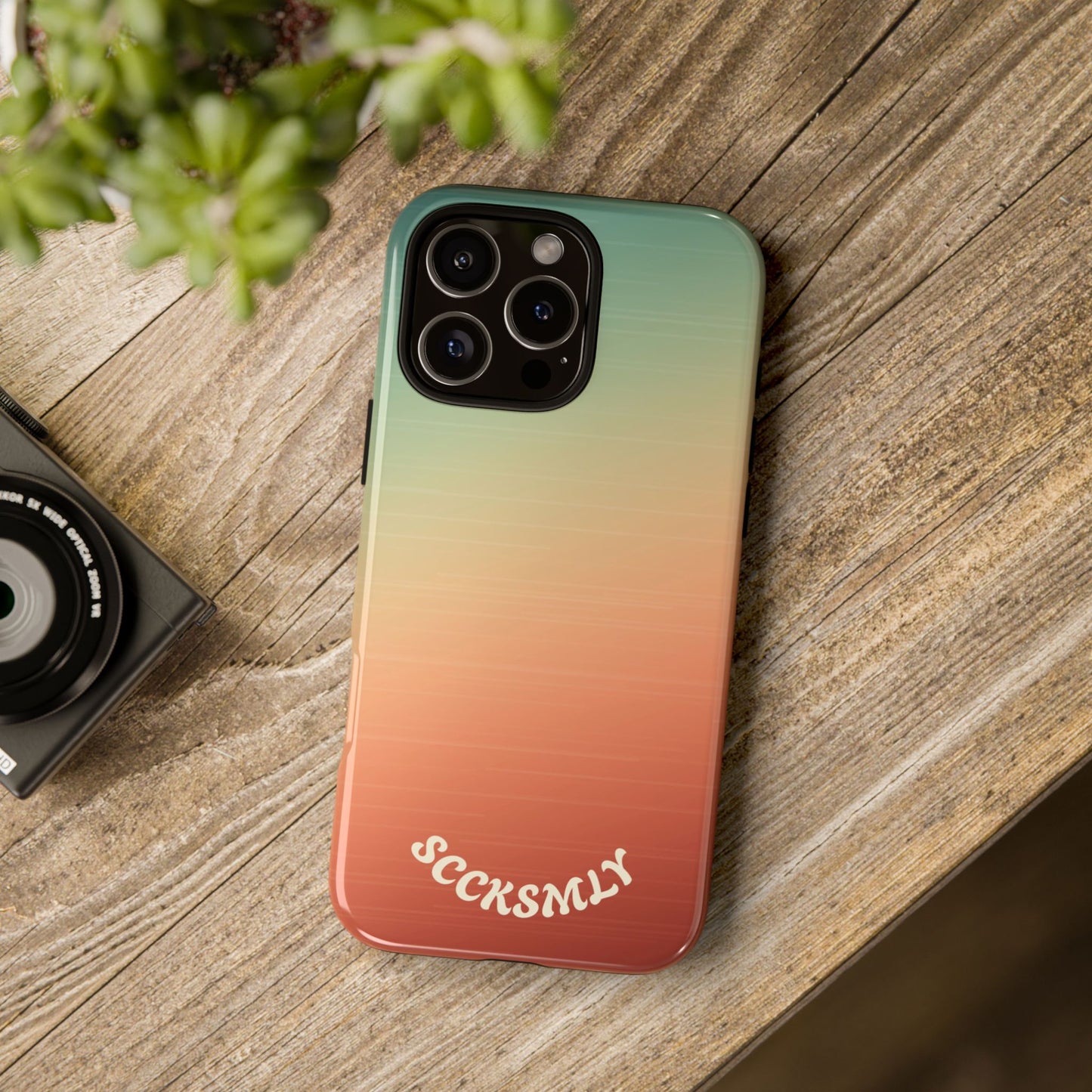 Warm Ombré Tough Phone Case for Apple
