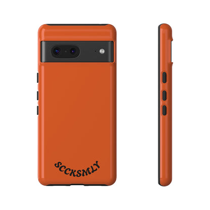 SOLID Tangerine Tough Case for Google Pixel