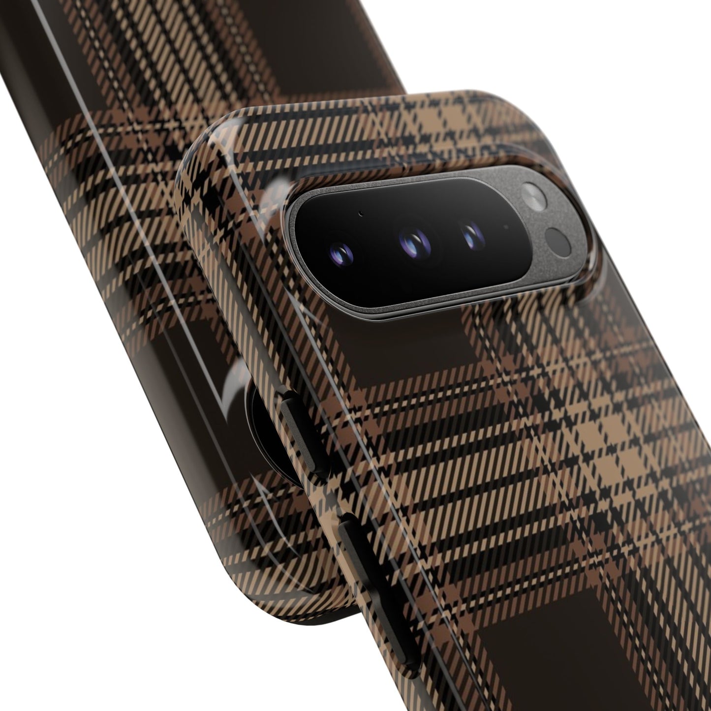 Brown Bread Plaid Tough Phone Case for Google Pixel