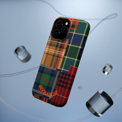Heritage Hues Patchwork Tough Phone Case for Apple