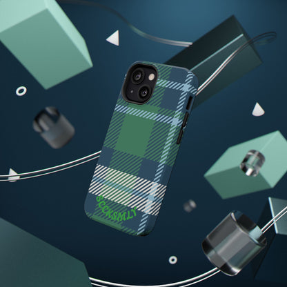 Earth and Sky Plaid Phone Case for Apple