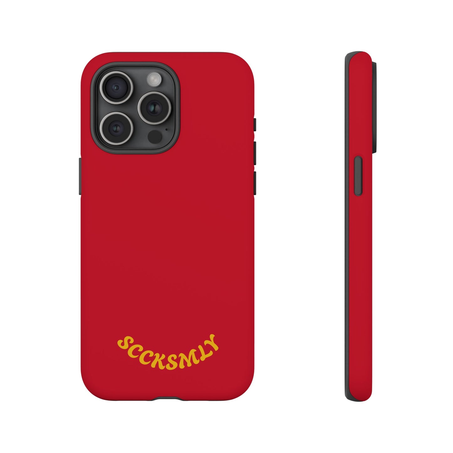 SOLID Calm Cherry Tough Case for Apple