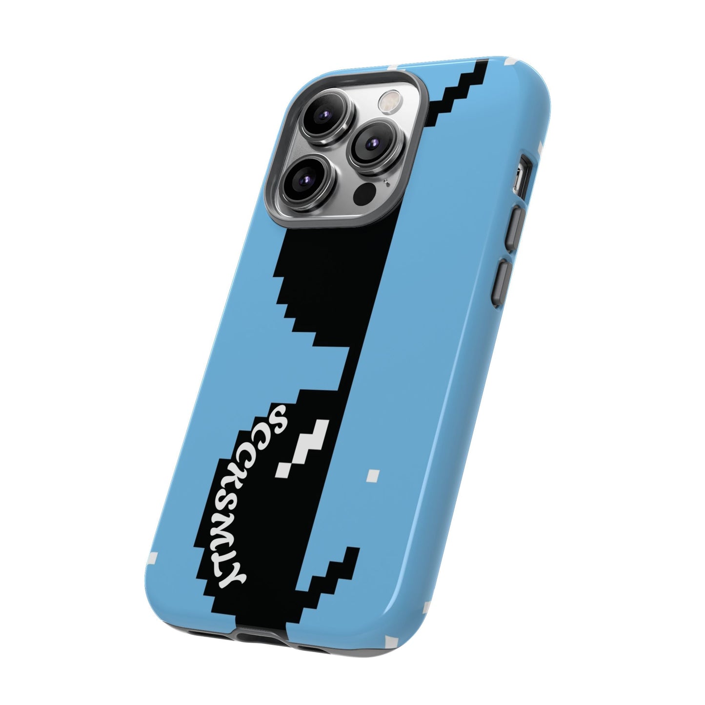 Pixel Glass Tough Phone Case for Apple
