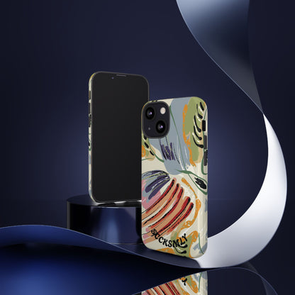 Botanical Strokes Palette Tough Phone Case for Apple