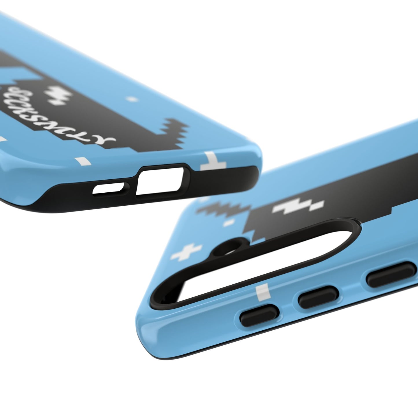 Pixel Glass Tough Phone Case for Samsung