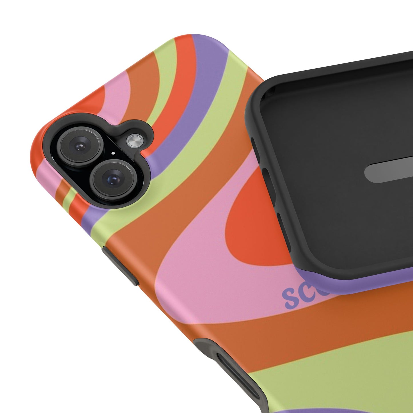 Curvy Swirl Phone Case for Apple