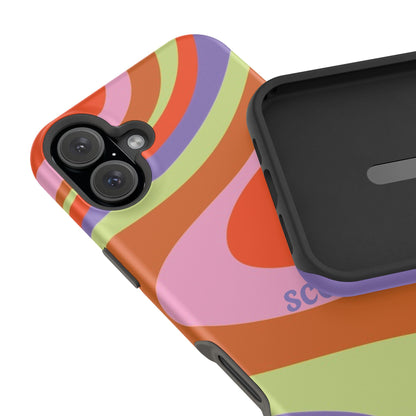 Curvy Swirl Phone Case for Apple